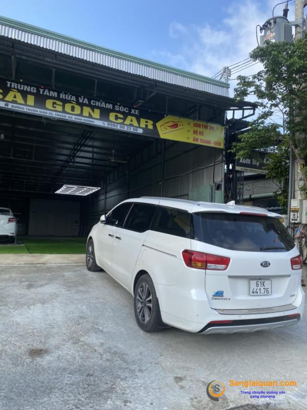 Sang tiệm rửa - sửa xe