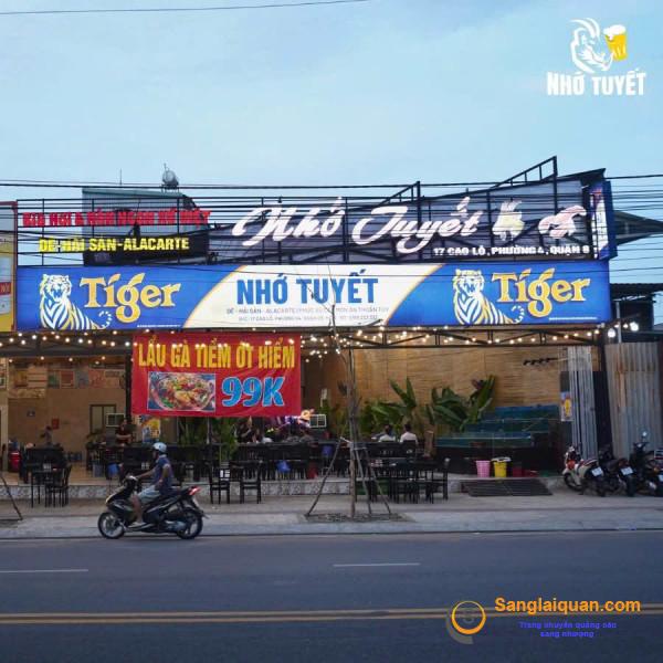 Sang Nhượng Nhà Hàng Mặt Tiền Đường Cao Lỗ Quận 8