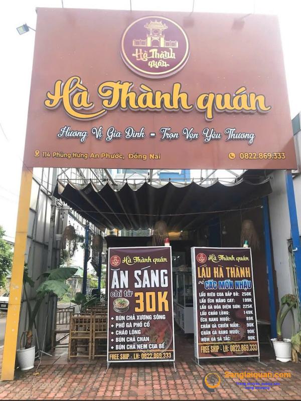 SANG NHƯỢNG GẤP QUÁN ĂN 2 MẶT TIỀN – FULL SETUP BÚN PHỞ + LẨU NHẬU
