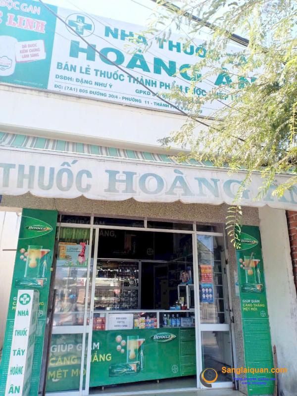 SANG NHƯỢNG NHÀ THUỐC ĐANG HOẠT ĐỘNG ỔN ĐỊNH – MẶT TIỀN ĐƯỜNG LỚN PHƯỜNG PHƯỚC THẮNG, TP.HCM